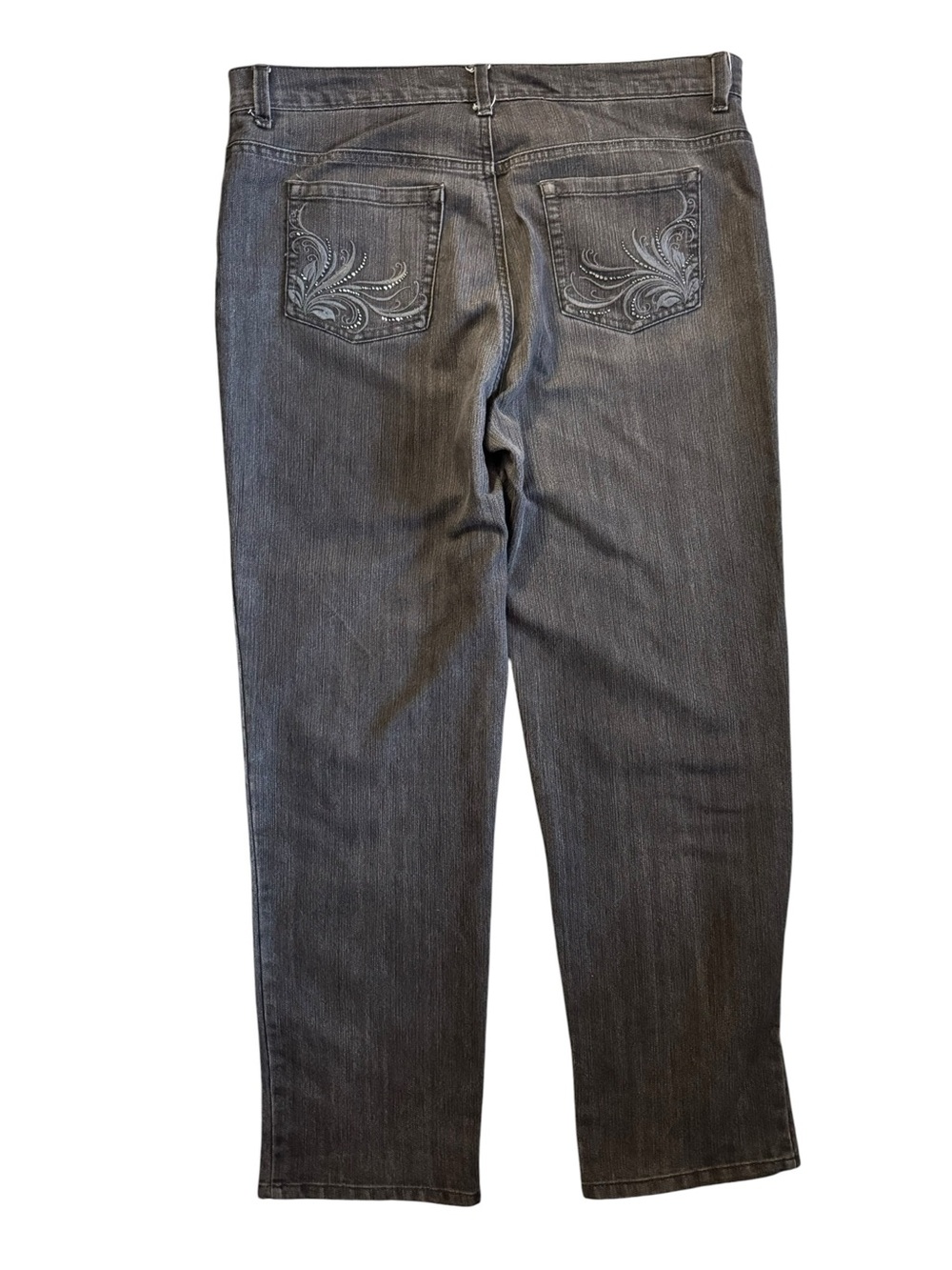 Gloria Vanderbilt Amanda Jeans Womens 16 High Rise Tapered Dark Wash - Picture 2 of 8